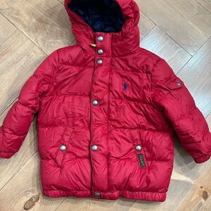 Polo by Ralph Lauren Red Kids Puffer Jacket